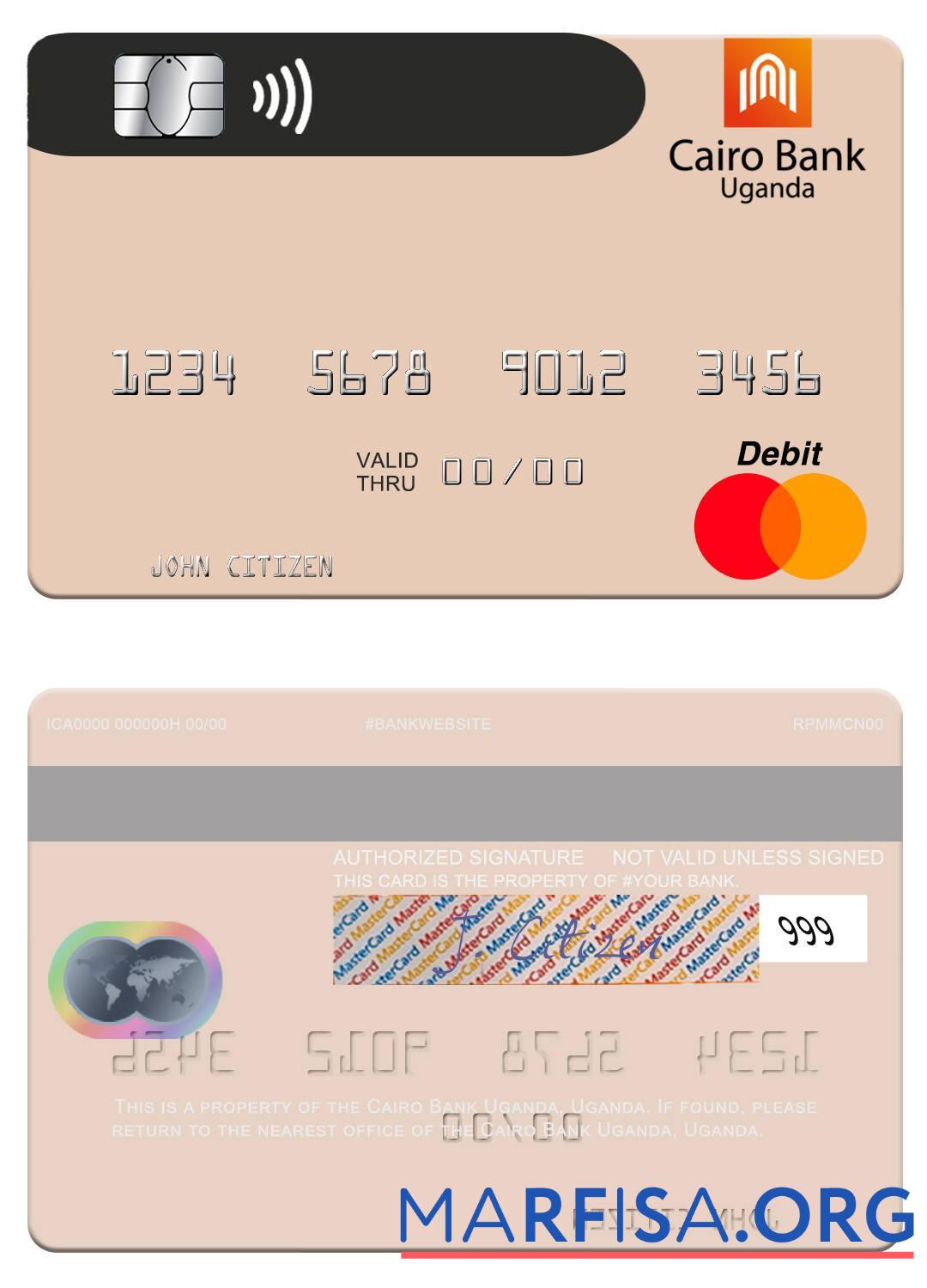 Downloadable Uganda Cairo Bank Uganda mastercard download for verification